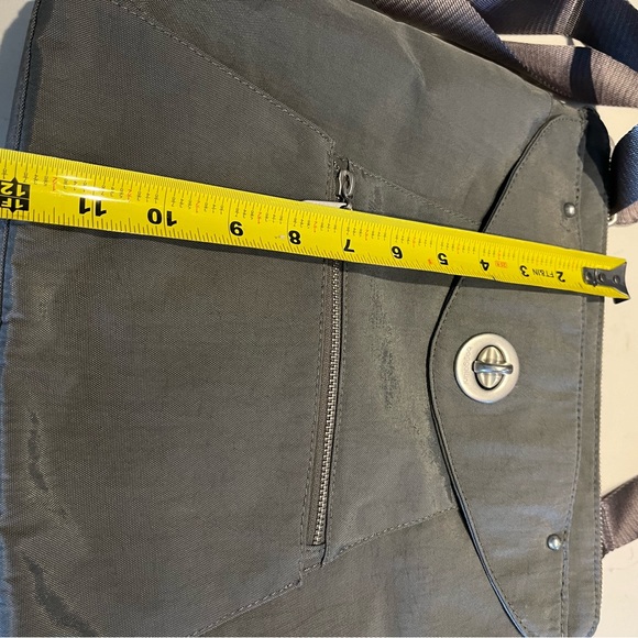 Baggallini Crossbody Canvas Bag Gray - Picture 5 of 11